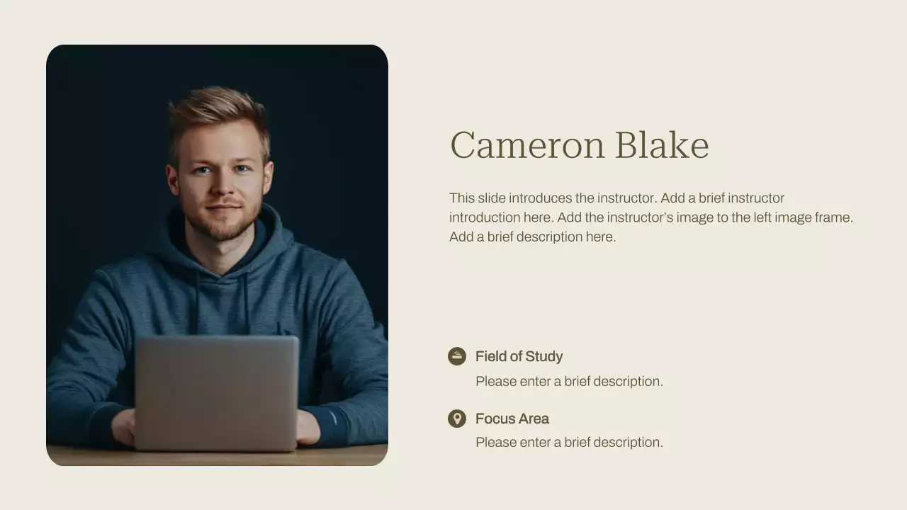 베이지색 현대 AI 강좌 발표