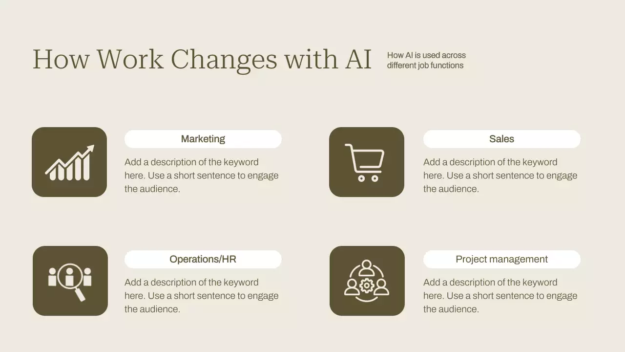베이지색 현대 AI 강좌 발표