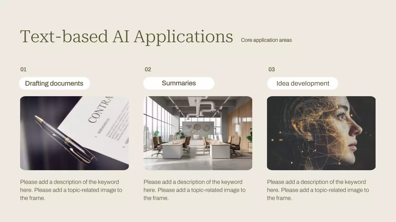 베이지색 현대 AI 강좌 발표