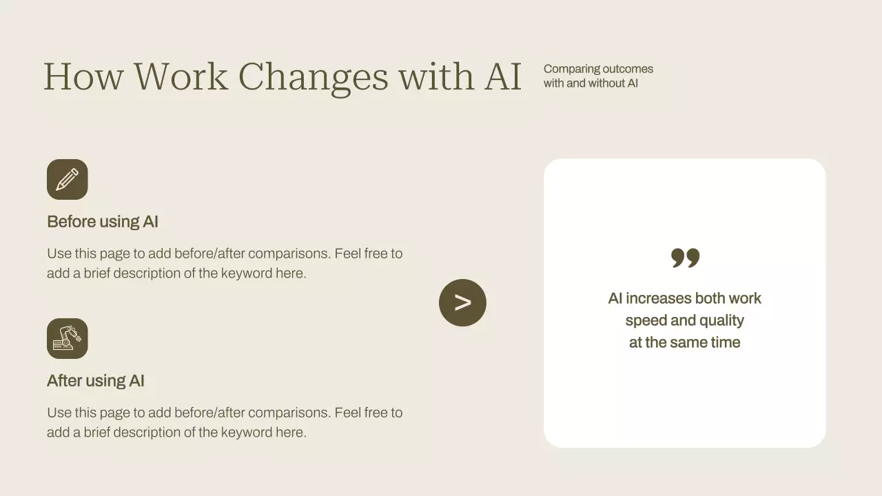 베이지색 현대 AI 강좌 발표