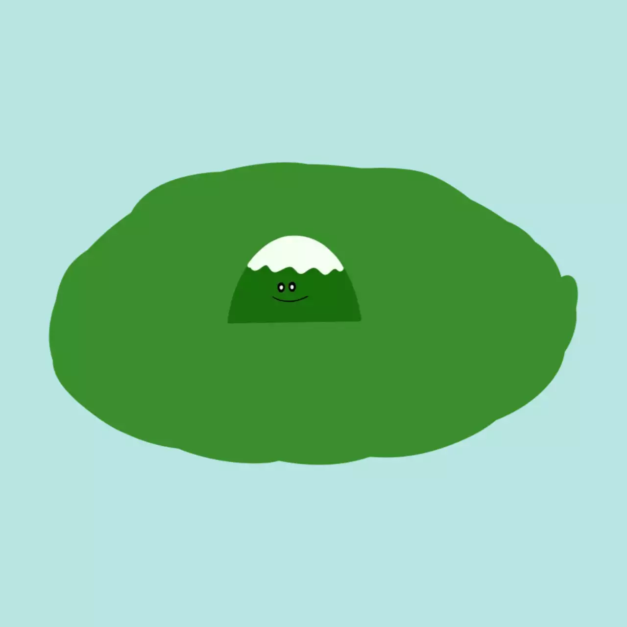 하늘색 미니멀 자연