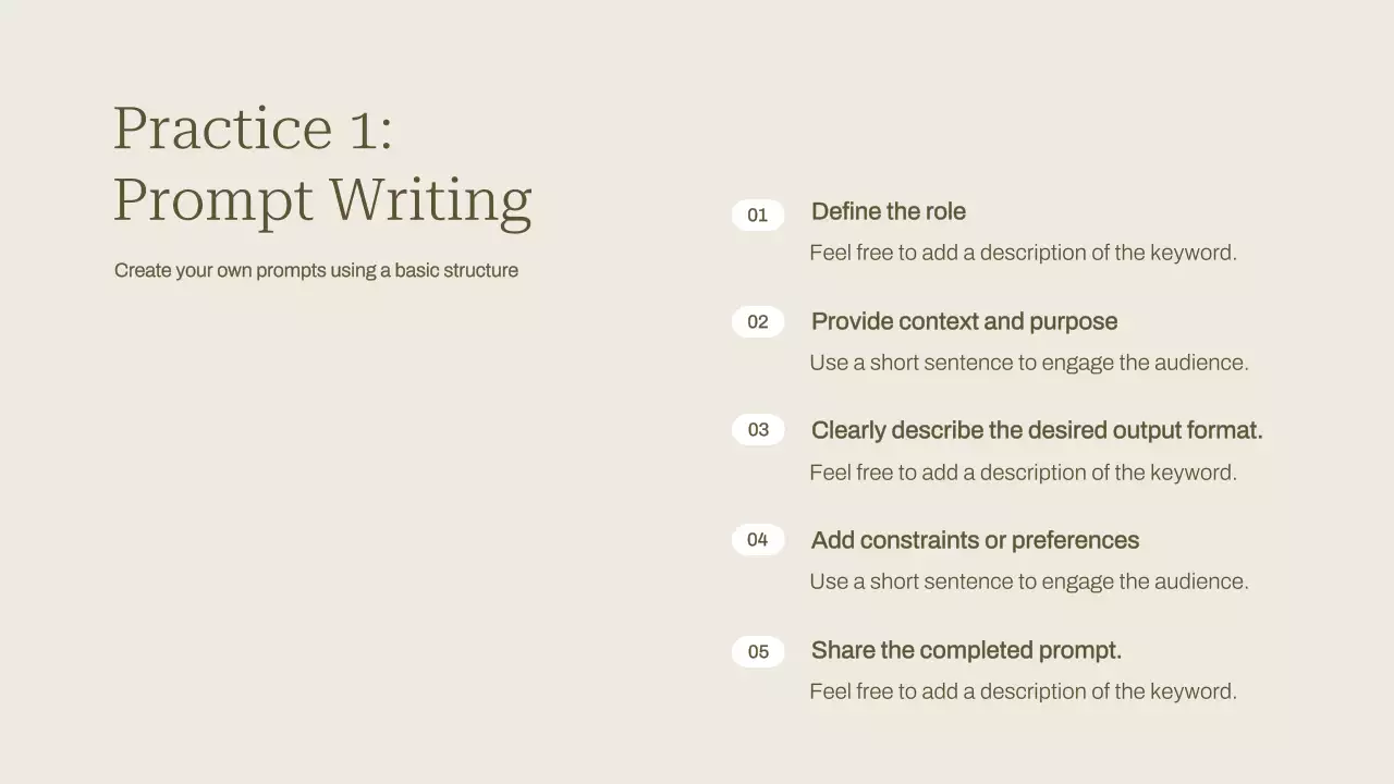 베이지색 현대 AI 강좌 발표