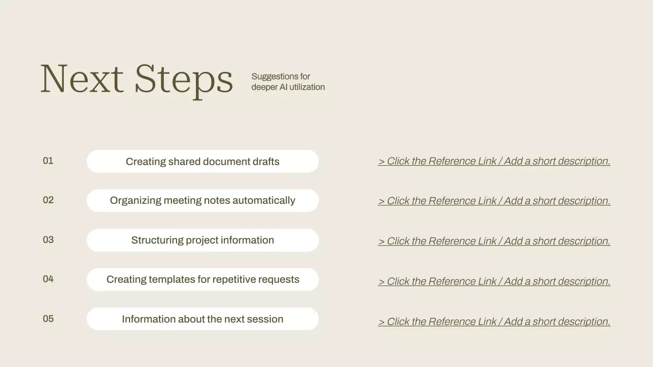 베이지색 현대 AI 강좌 발표