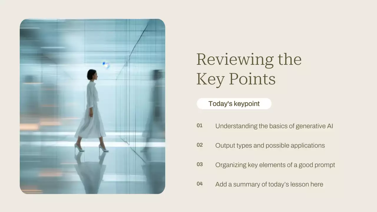 베이지색 현대 AI 강좌 발표