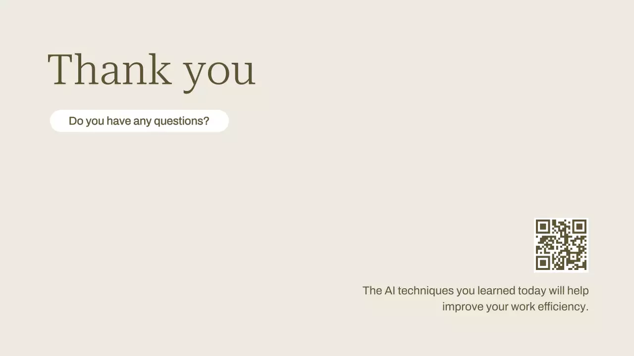 베이지색 현대 AI 강좌 발표