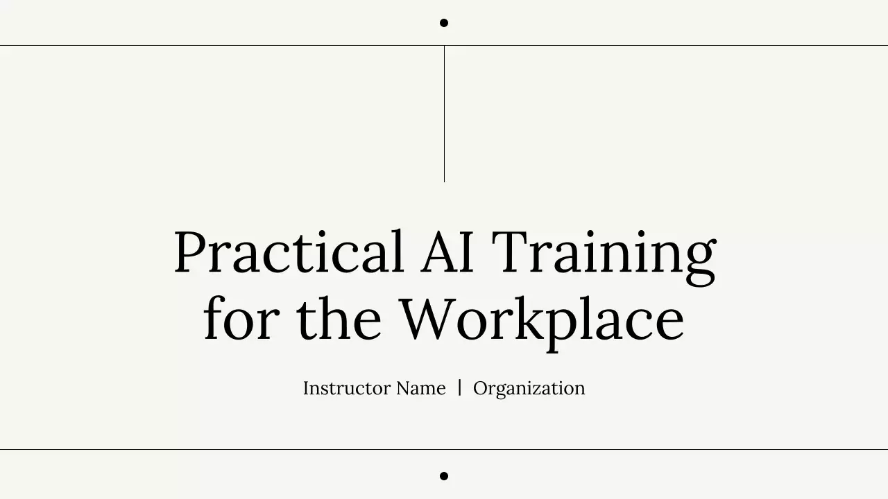 Bài thuyết trình khóa học AI chuyên nghiệp của White