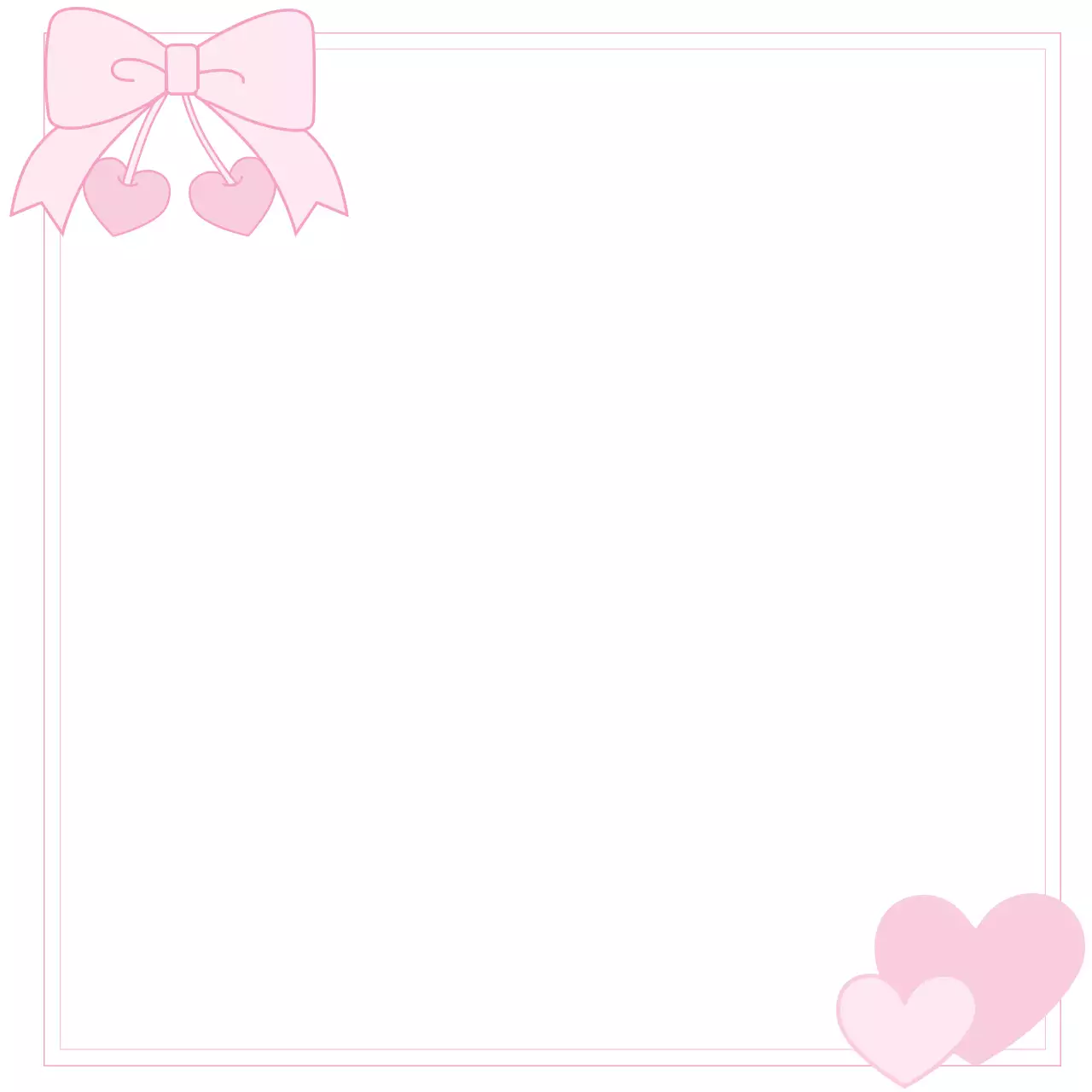 핑크 심플 기념 포토프레임