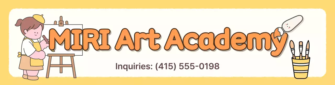 Yellow Baby Art Academy Promotion