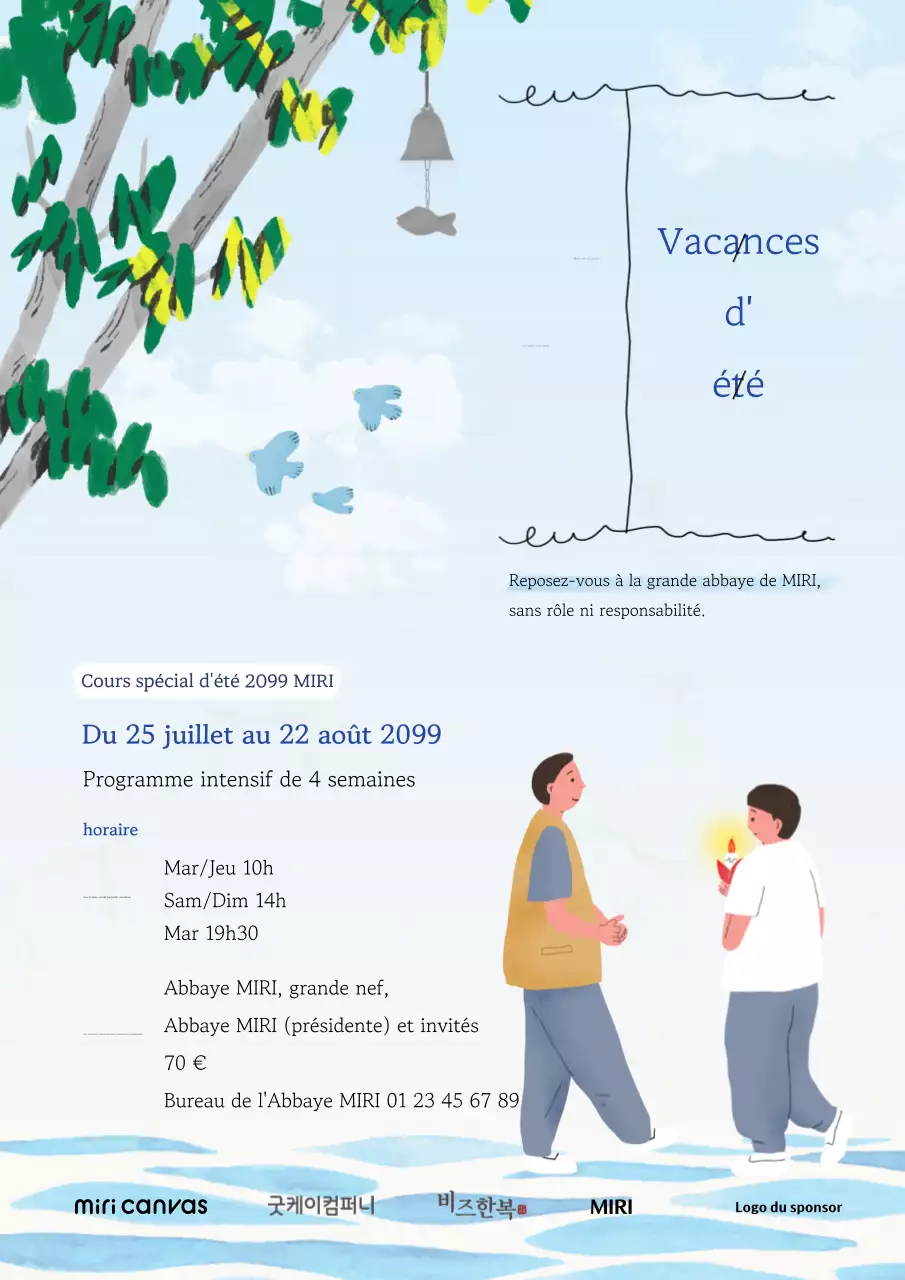 Conférence d'été Sky Blue Baby