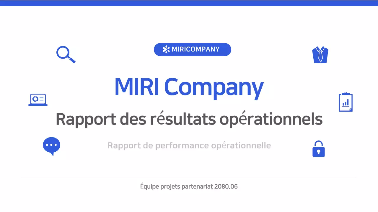 Analyse du rapport Blue Modern