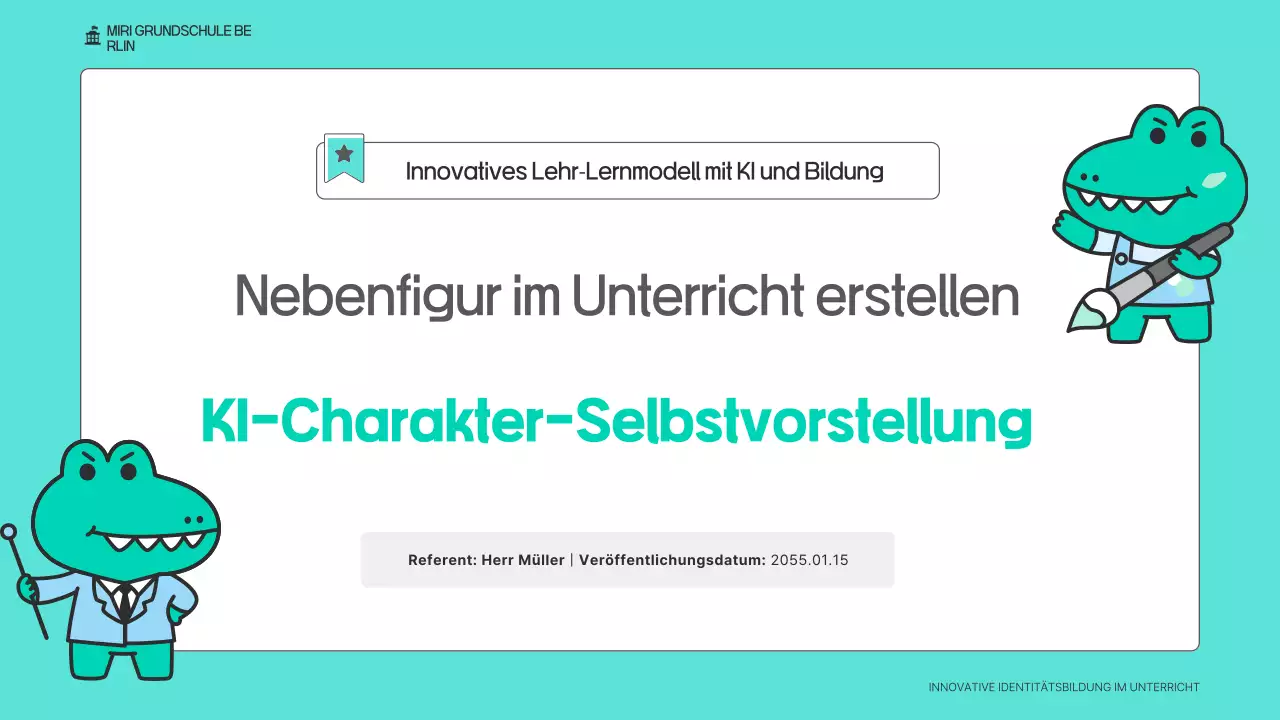 Sky Blue Cute Generative AI Training Materials