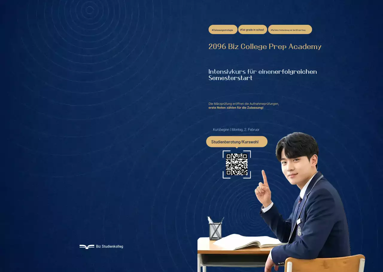 Rekrutierungsförderung für moderne Auszubildende bei Navy Blue