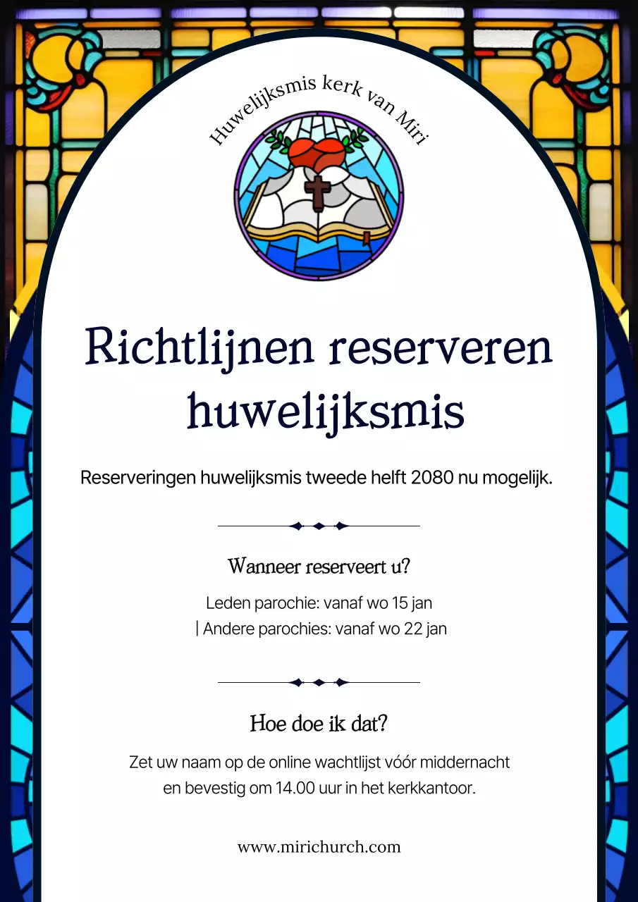 Handleiding voor het huren en aanvragen van een traditionele blauwe trouwzaal