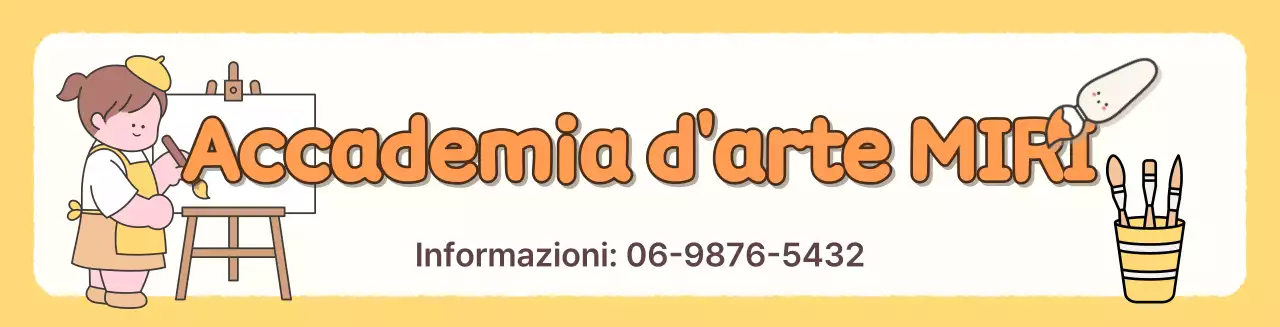Promozione dell'Accademia d'arte Yellow Baby