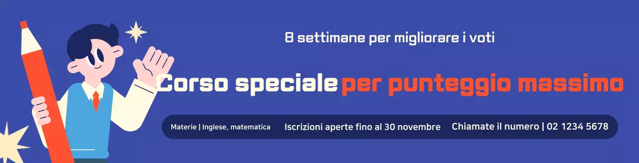 Pubblicità Blue Clean Education