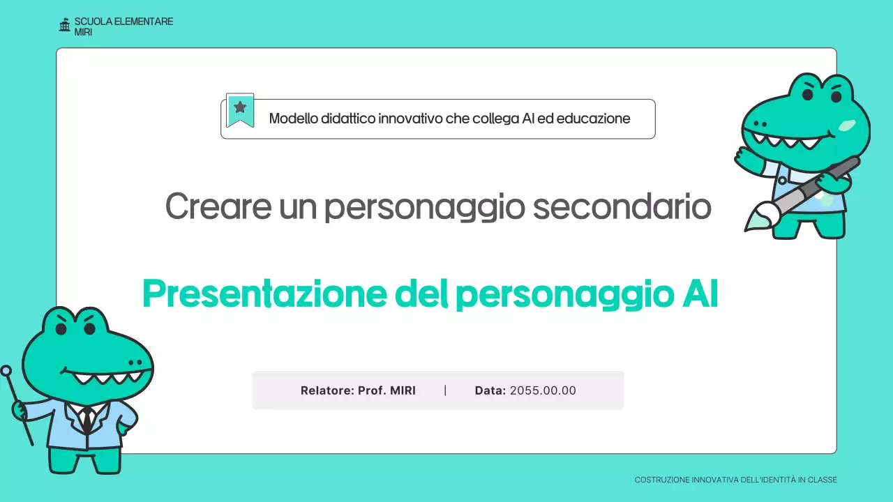 Materiali di formazione per l'intelligenza artificiale generativa blu cielo