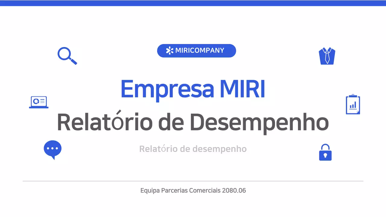 Análise do Relatório Blue Modern