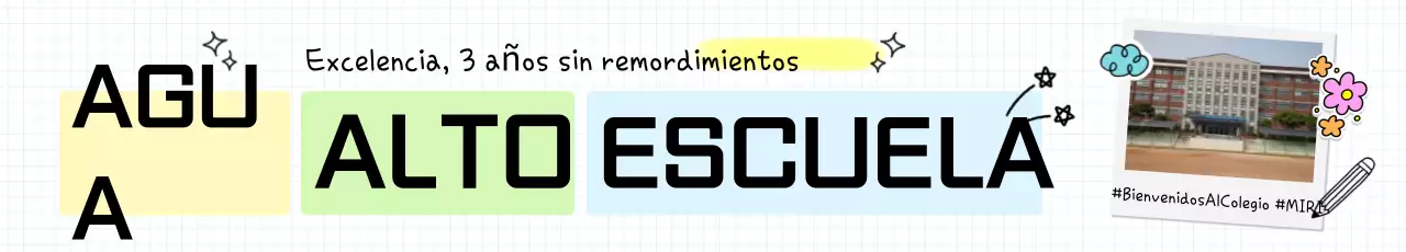 Promoción escolar simple de Mint