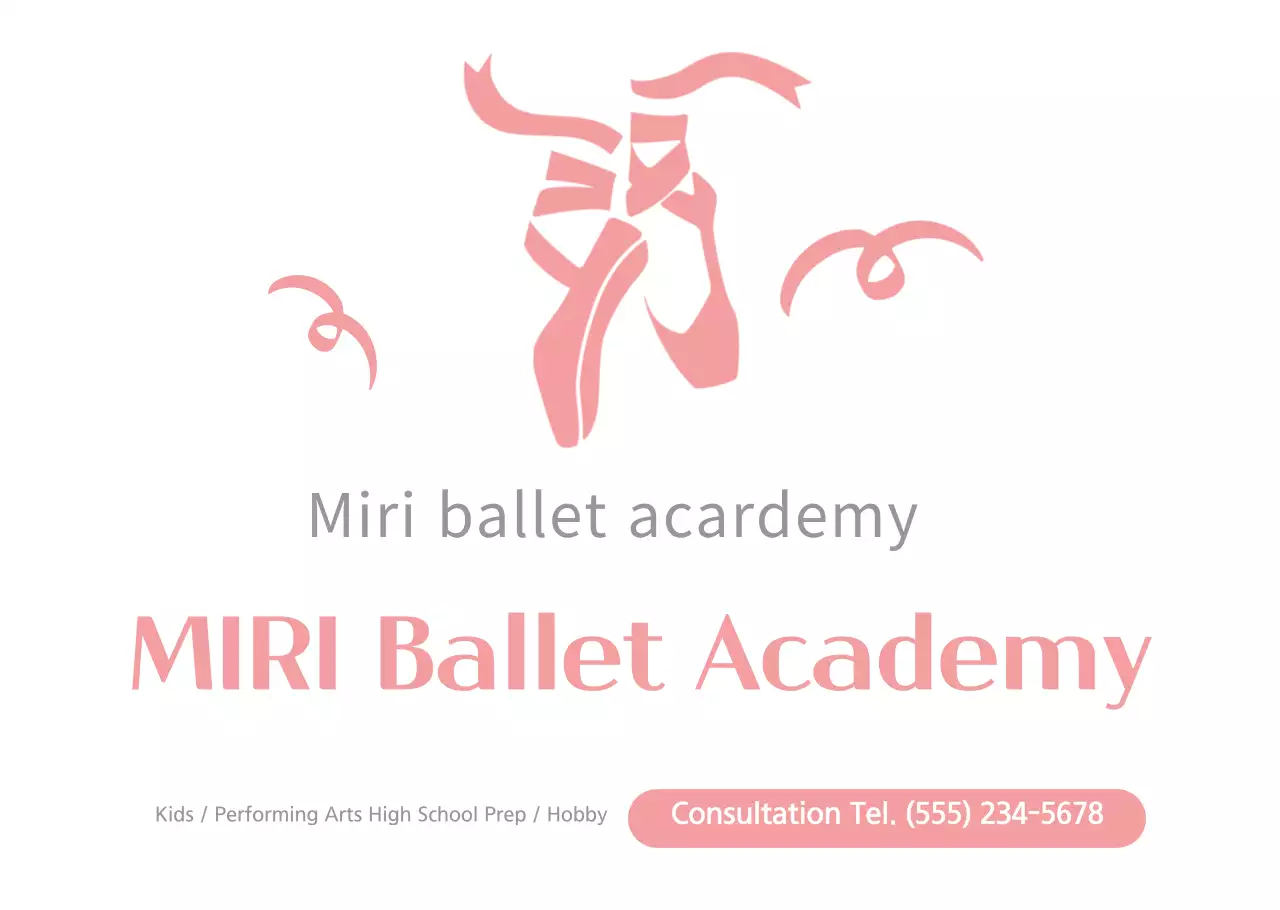 Pink Simple Ballet Recruitment