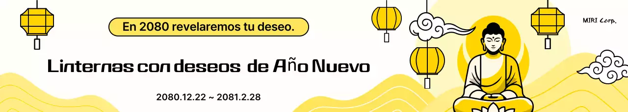 Evento tradicional de Año Nuevo amarillo