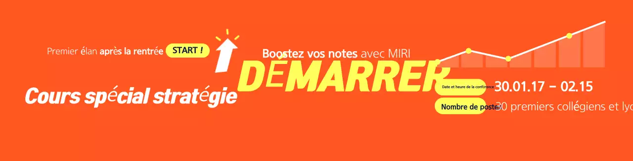 Annonce de recrutement de stagiaires (surlignée en orange)