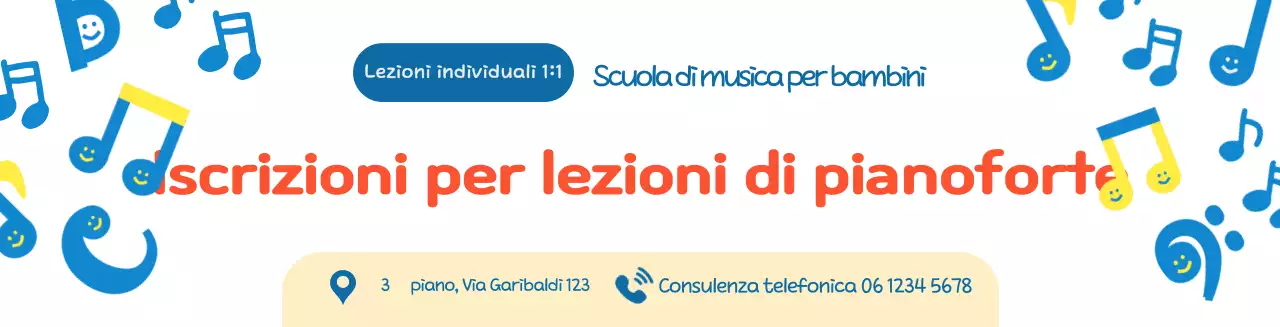 Reclutamento musicale semplice giallo