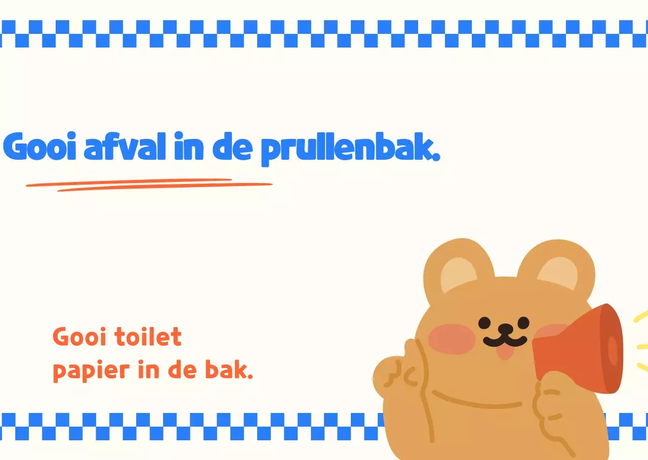 Milieucampagne voor de Blauwe Baby