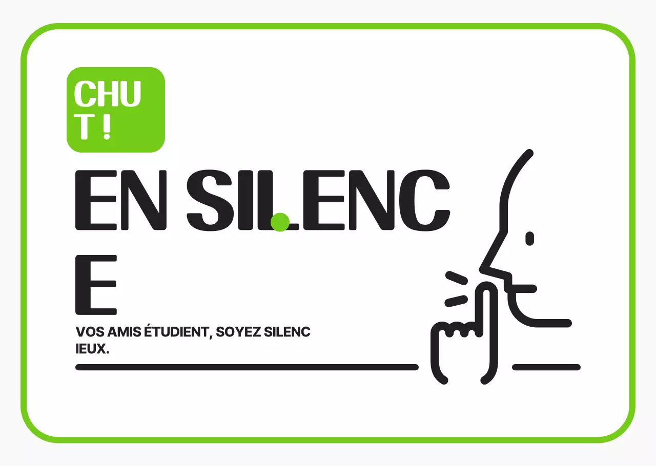 Guide vert simple et silencieux