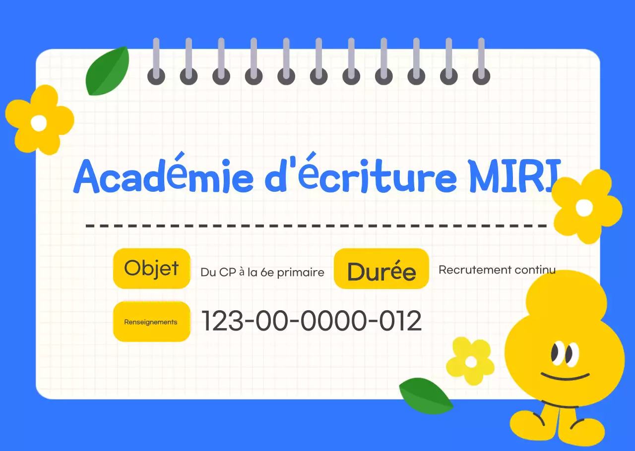 Recrutement à la Blue Baby Academy