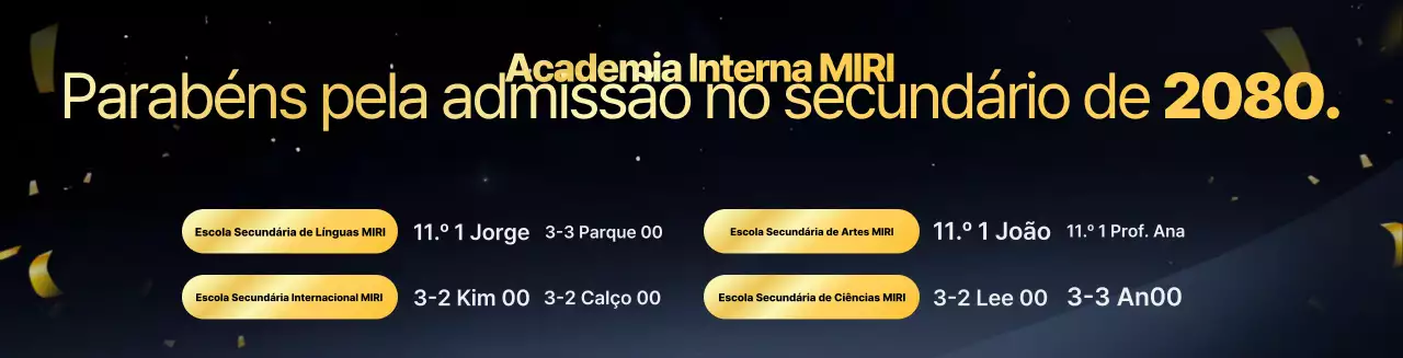 Parabéns por ter passado no exame de preto e estilo!