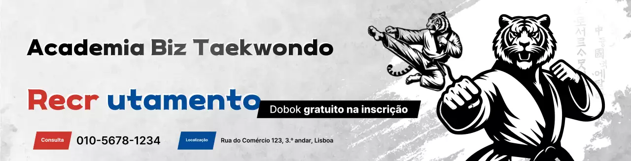 Recrutamento para Taekwondo Tradicional Cinza