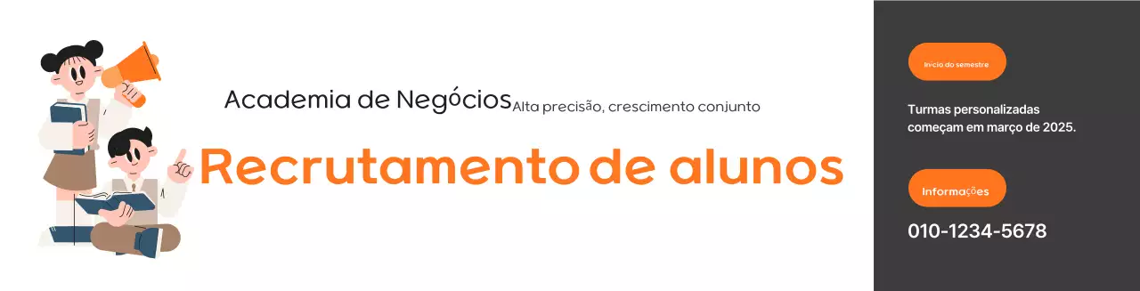 Recrutamento da Orange Clean Academy