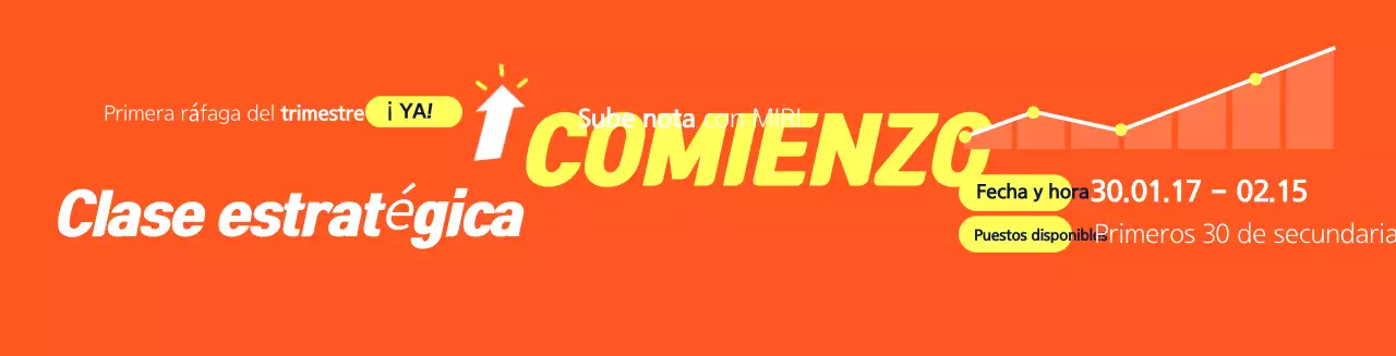 Anuncio de reclutamiento de aprendices resaltado en naranja