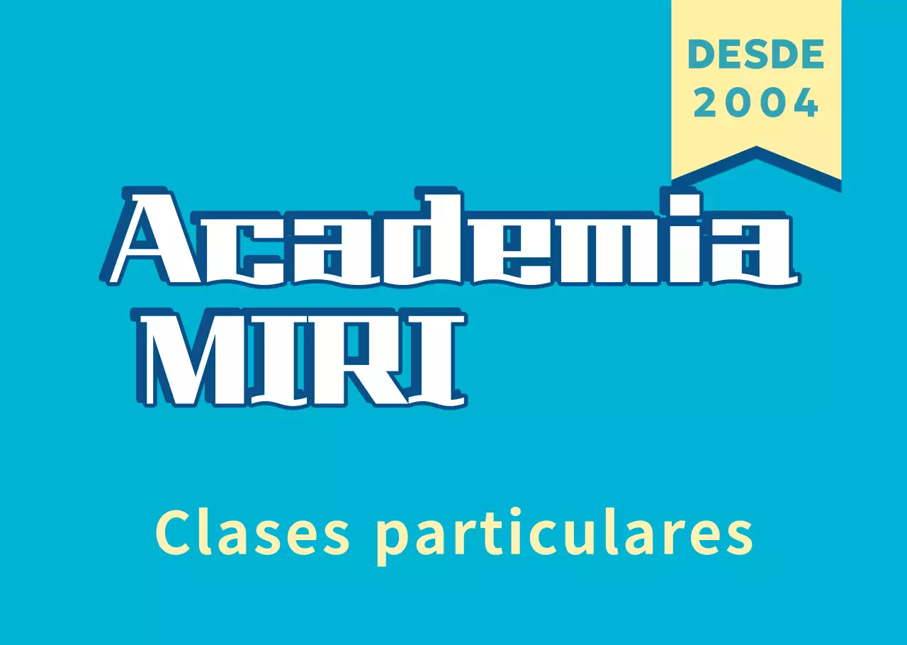 Anuncio de Educación Básica Azul Cielo