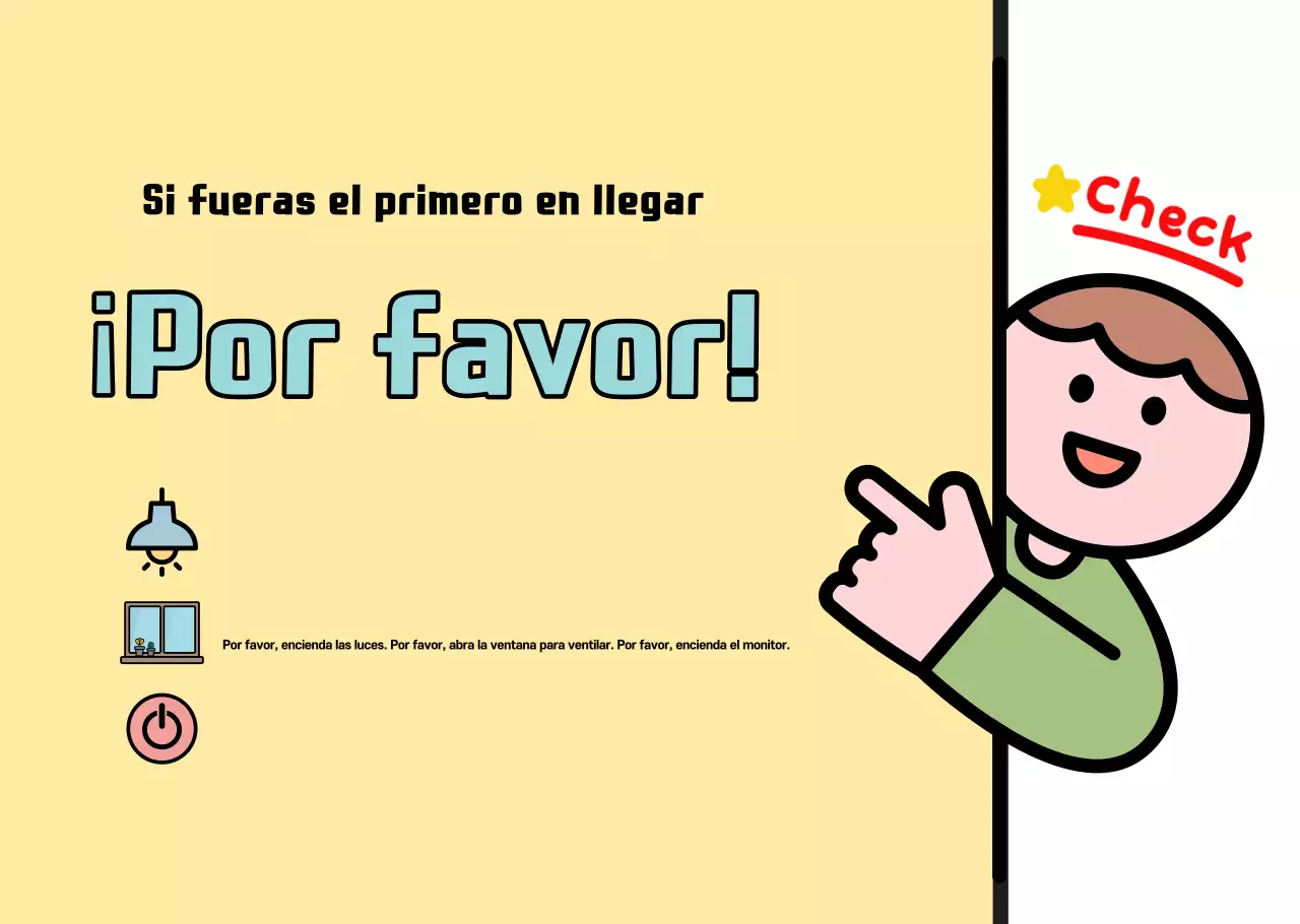 Guía escolar amarilla y linda