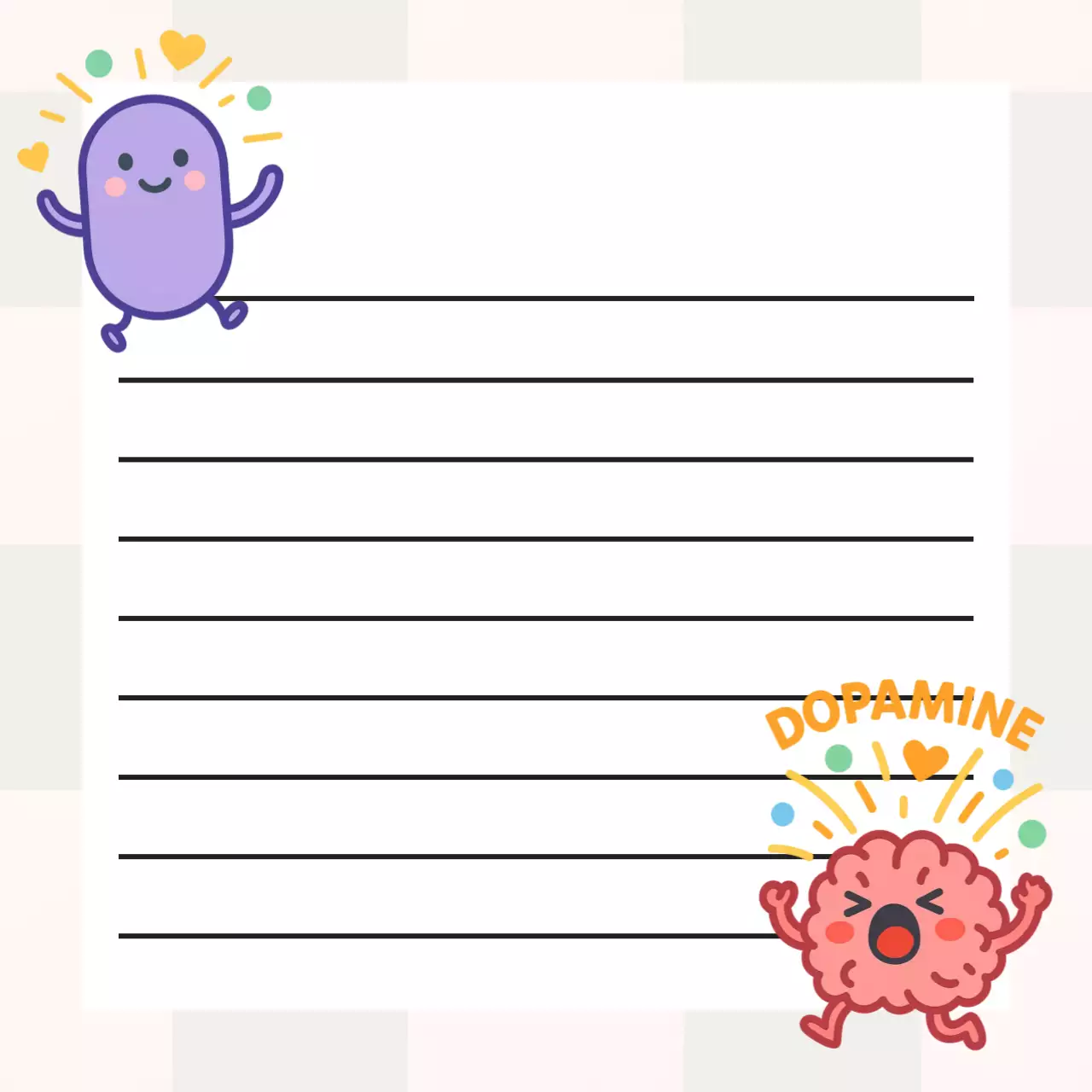 연보라 아기자기한 문구 노트