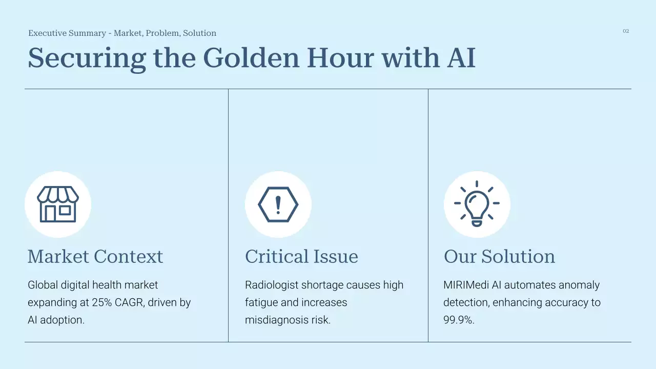 블루 모던 AI 제품 서비스 소개 프레젠테이션