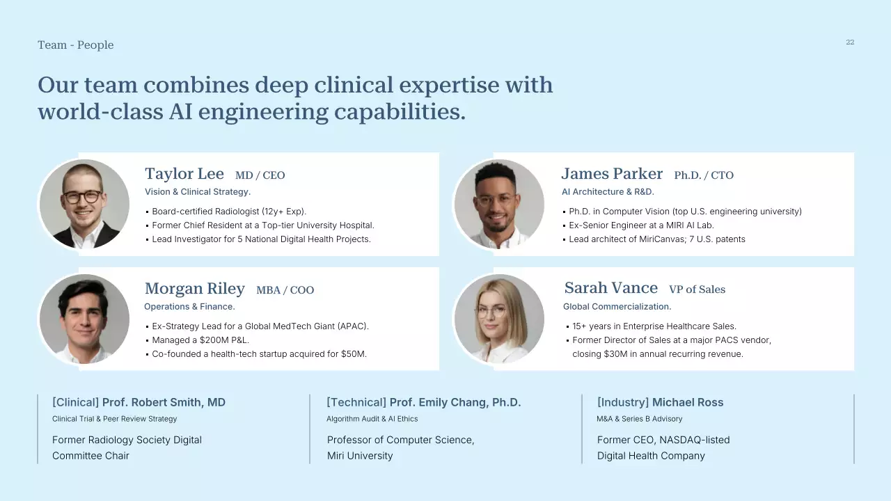 블루 모던 AI 제품 서비스 소개 프레젠테이션