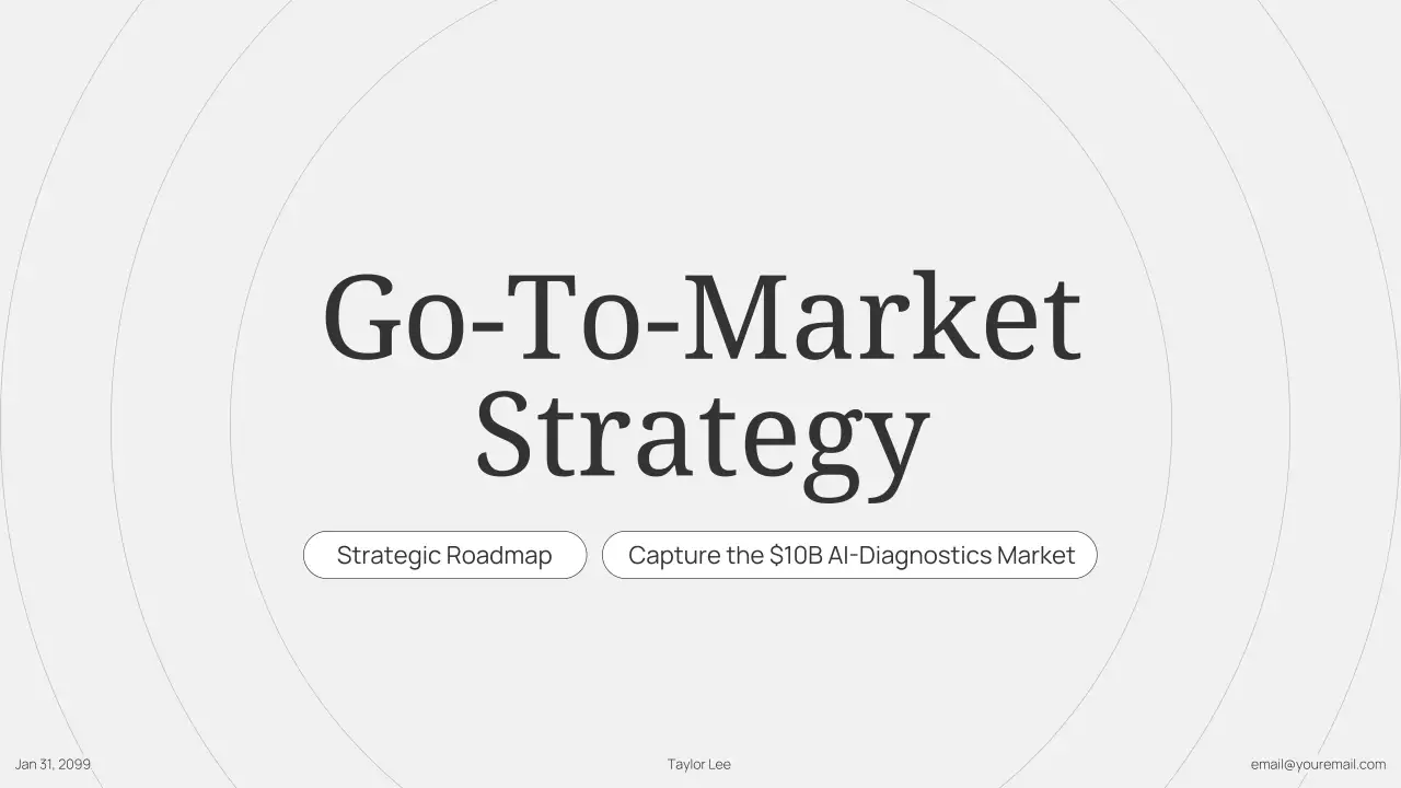 Presentasi Rencana Bisnis Minimalis Abu-abu