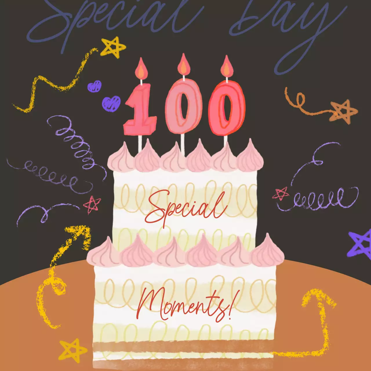 검정 브라운 팝  백일 기념