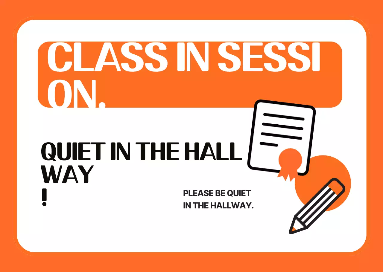 Orange Simple Education Guide