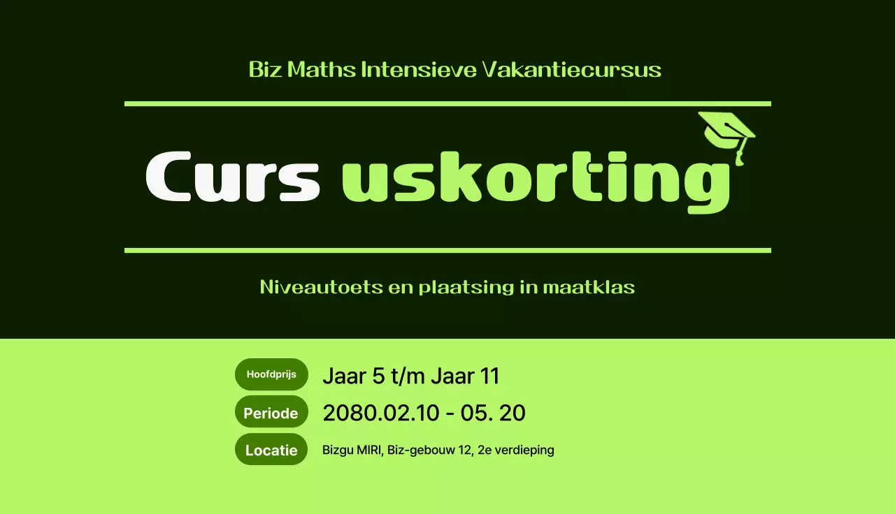 Korting op werving van stagiairs voor Green Clean