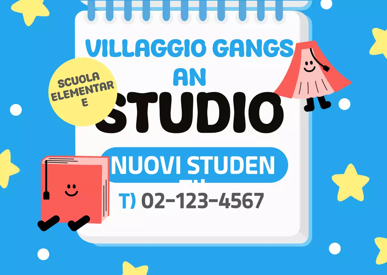 Reclutamento per l'apprendimento dei bambini blu