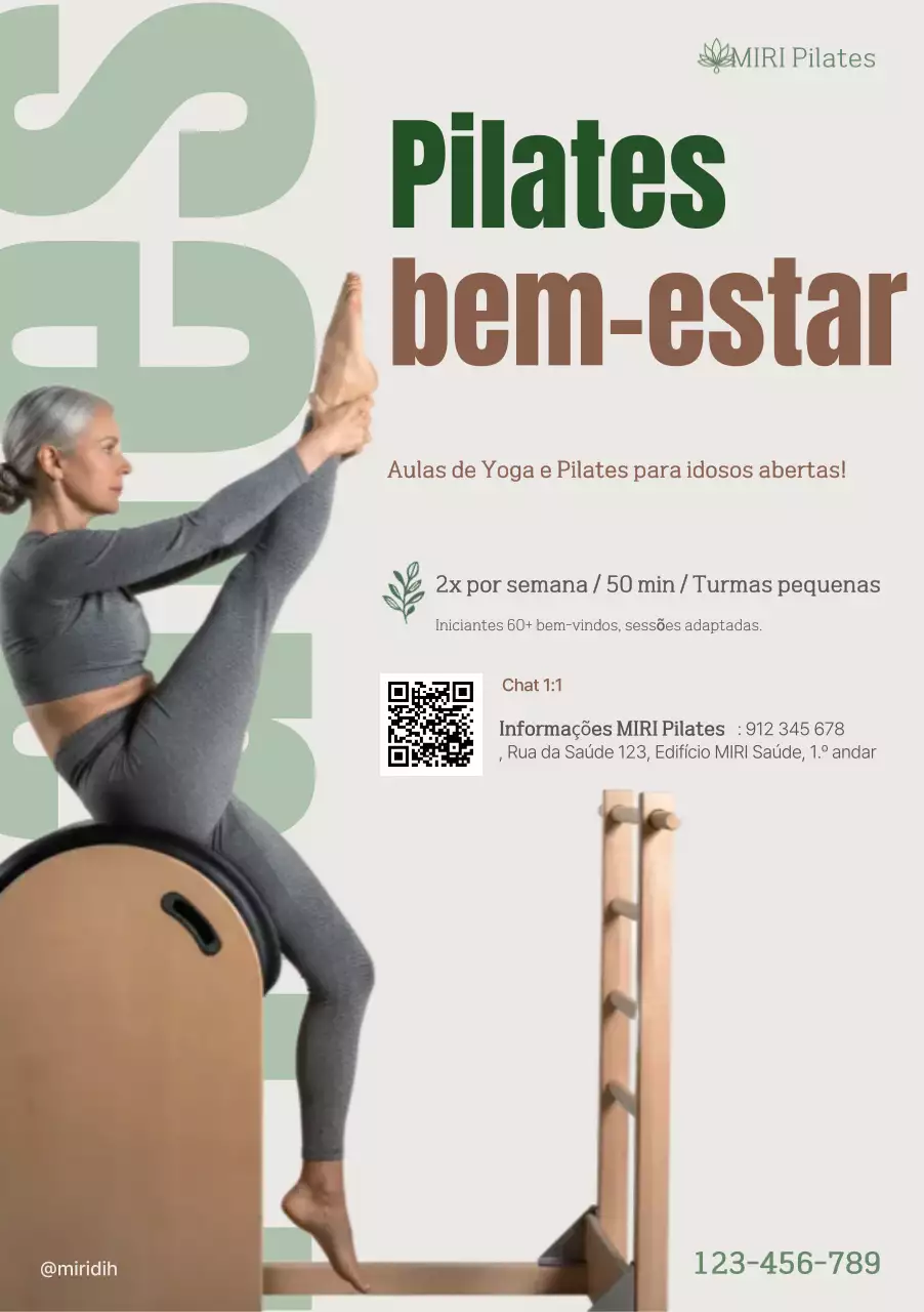 Promoção Bege Clean Pilates