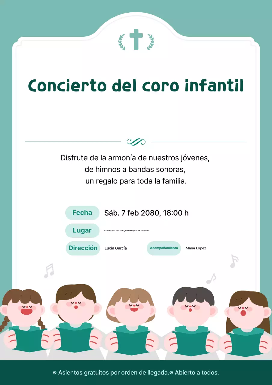 Guía de coros sencillos de Mint