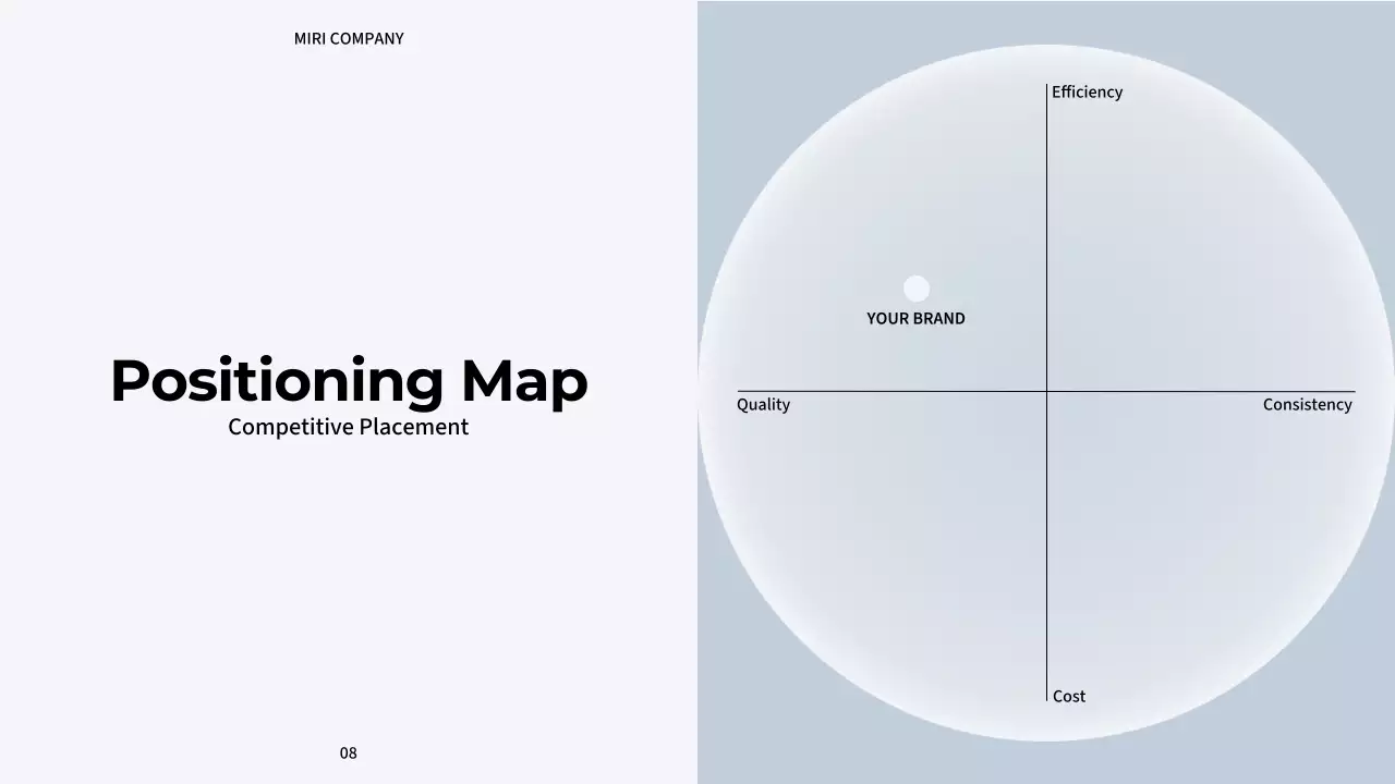 회색 모던 마케팅 프레젠테이션