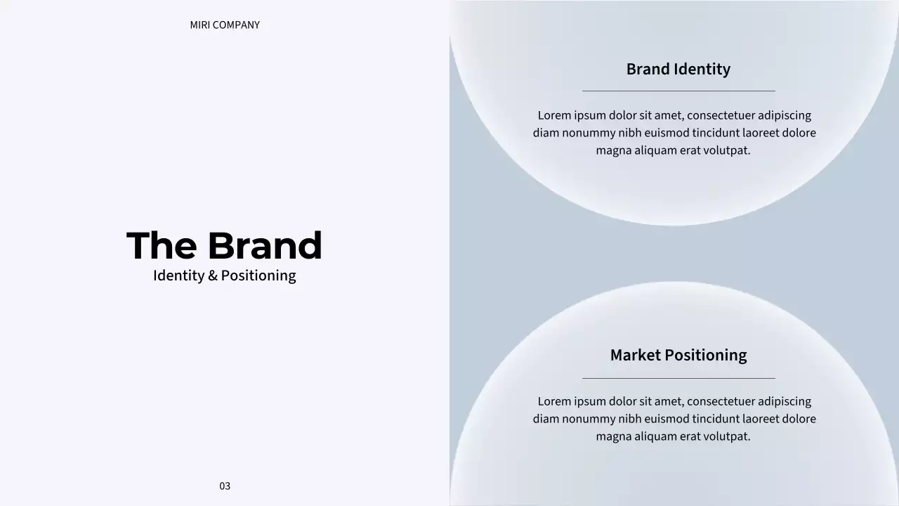 회색 모던 마케팅 프레젠테이션