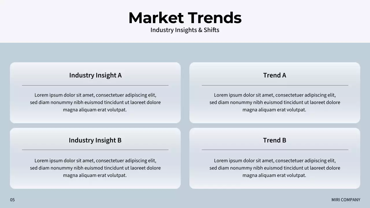 회색 모던 마케팅 프레젠테이션