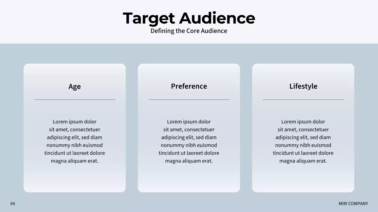 회색 모던 마케팅 프레젠테이션