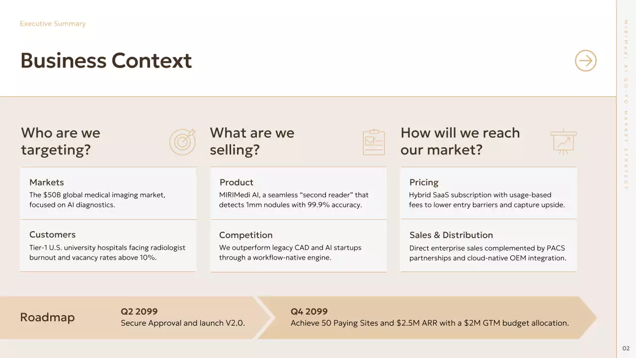 베이지 미니멀 GTM 전략 기획 프레젠테이션
